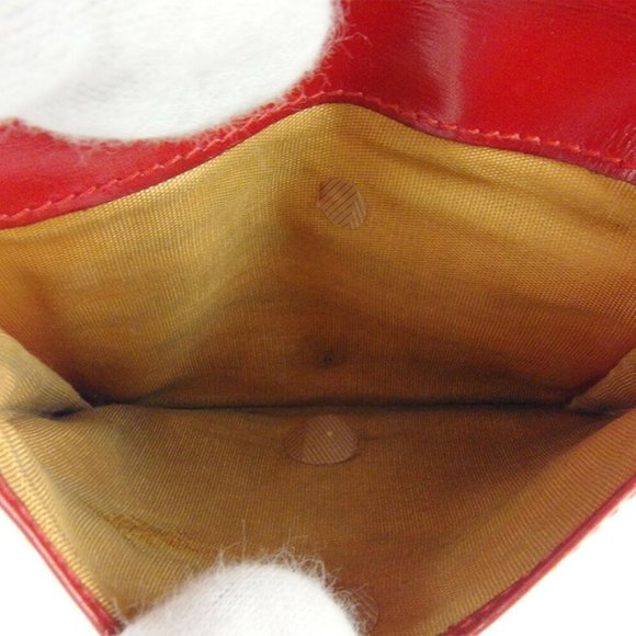 GUCCI two-fold wallet Horseshoe leather Auth used T17372 - Picture 4 of 9